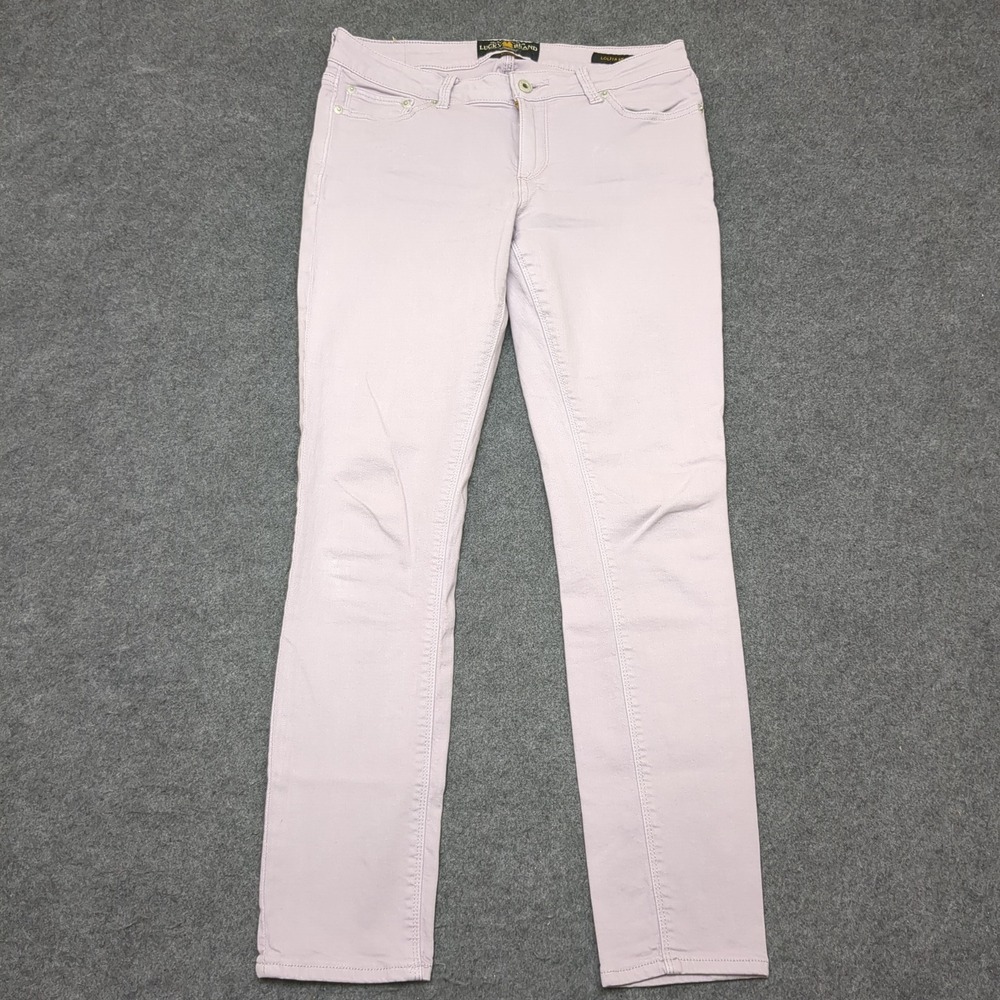 Lucky‎ Brand Lolita Skinny Jeans Women's Size 6/28 Lavender Casual - Picture 2 of 14